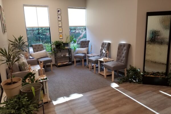 photo of office waiting area