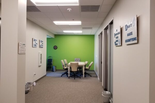 photo of office hallway